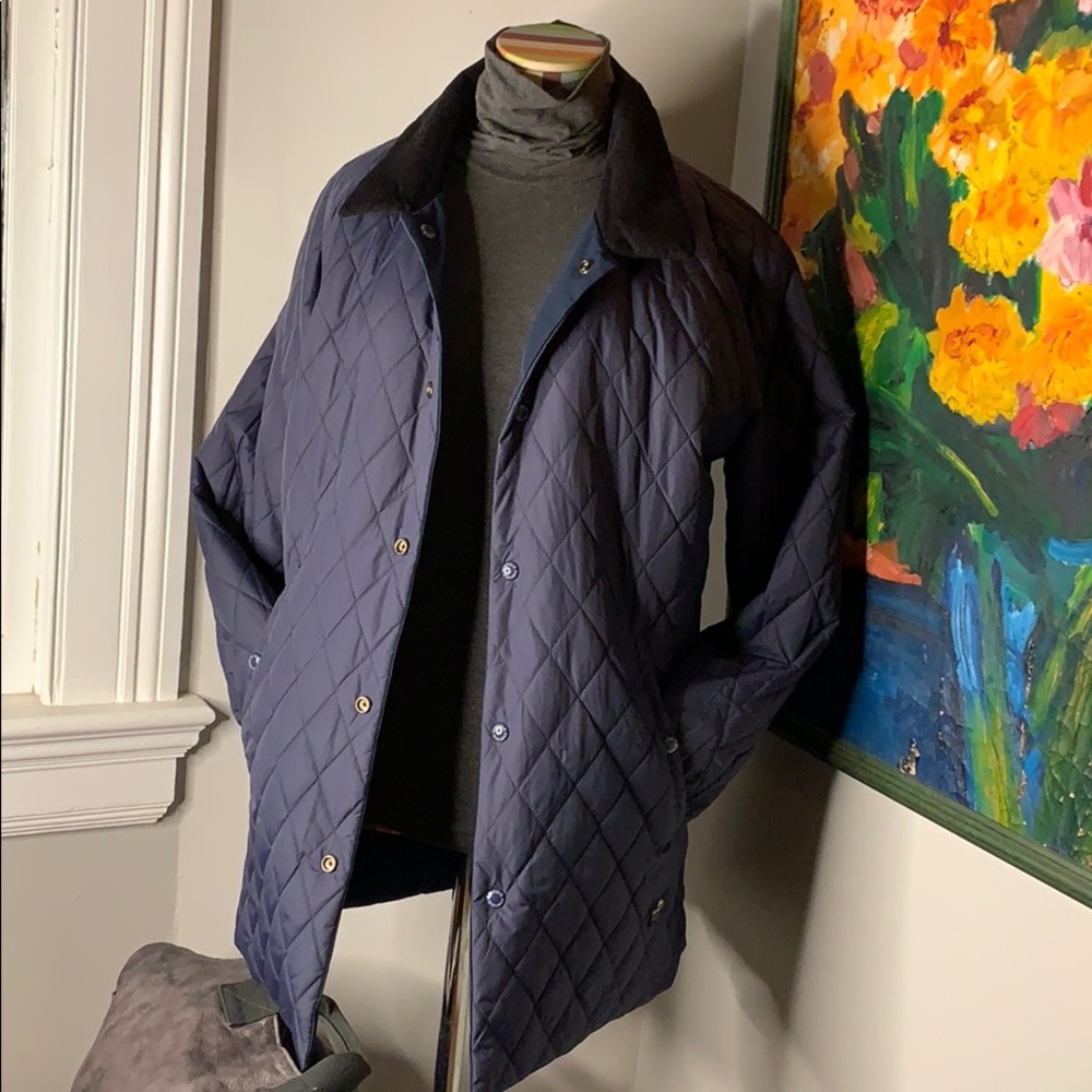 Penfield Navy Quilted  Reversible Jacket NWOT